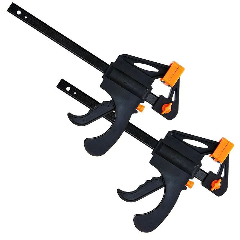 Kit 2 Grampos Sargento De Aperto Rápido 150mm Profissional