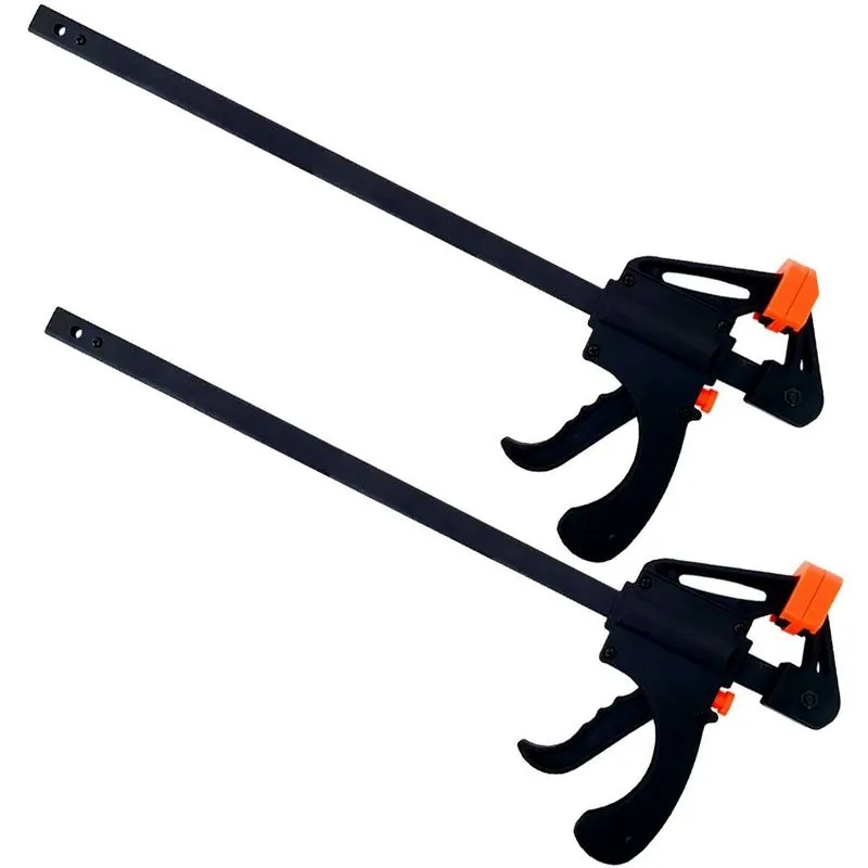 Kit 2 Grampos Sargento De Aperto Rápido 300mm Profissional