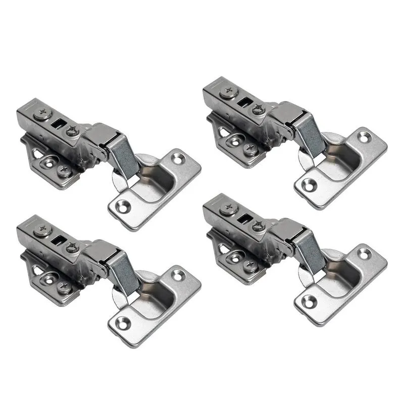 Kit 4 Dobradiça Super Curva Alta Caneco 35mm Amortecedor 3d
