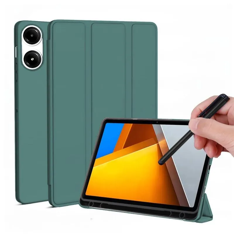 Capa Suporte Caneta Para Xiaomi Poco Pad 12.1 + Caneta Touch