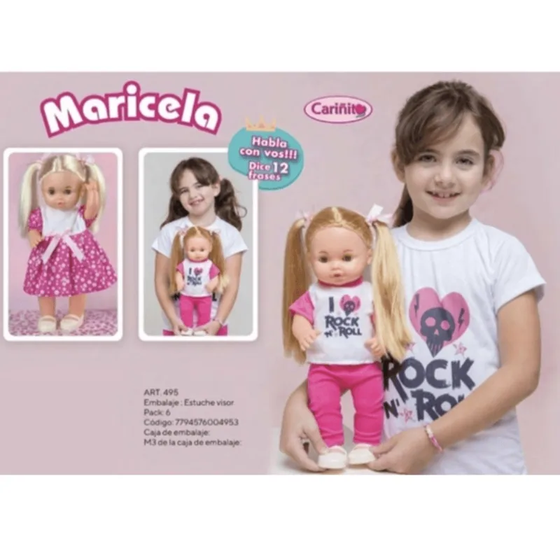 Muñeca Cariñito Maricela 495