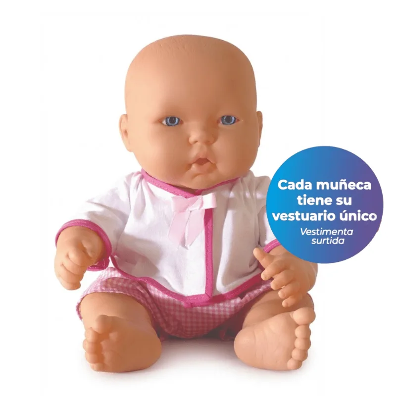 Bebé Cariñito maxi gordito n°5 50cm vestuarios surtidos (697)