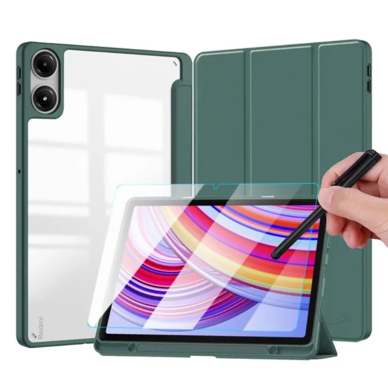 Capa Acrílico Para Xiaomi Redmi Pad Pro 12.1 + Caneta + Vidro