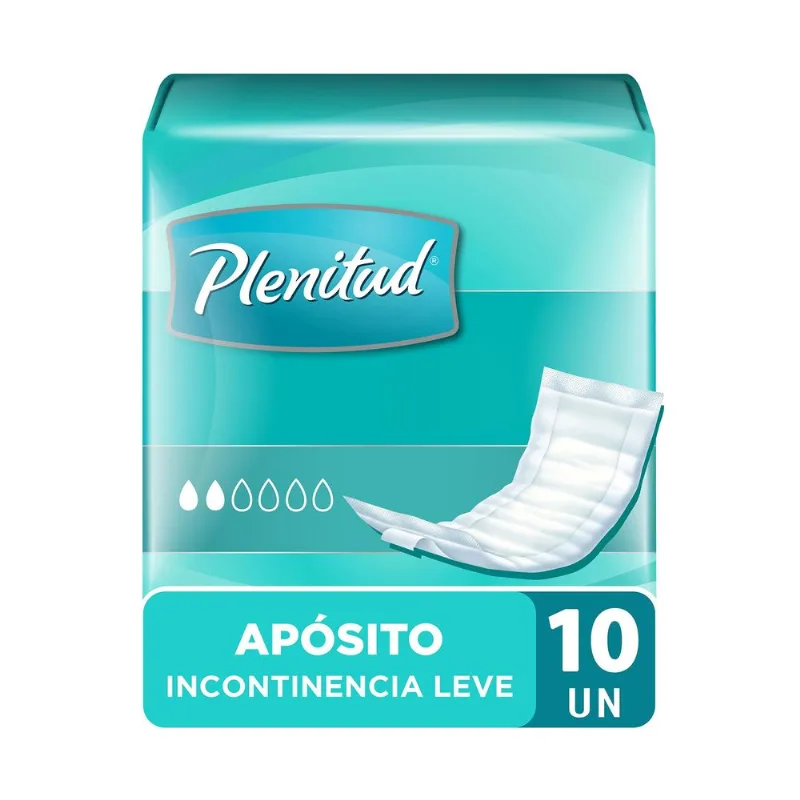 Apósitos para incontinencia leve Plenitud x 10 uni