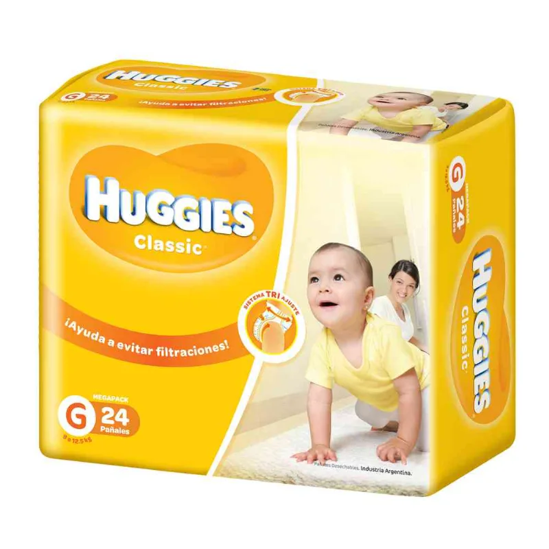 Huggies Classic Plus Ahorro-mega Pack Grande 30u