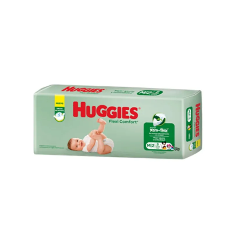 Pañales talle M flexi confort Huggies x 8 uni