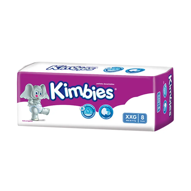 Pañales Kimbies Xxg - 8 U