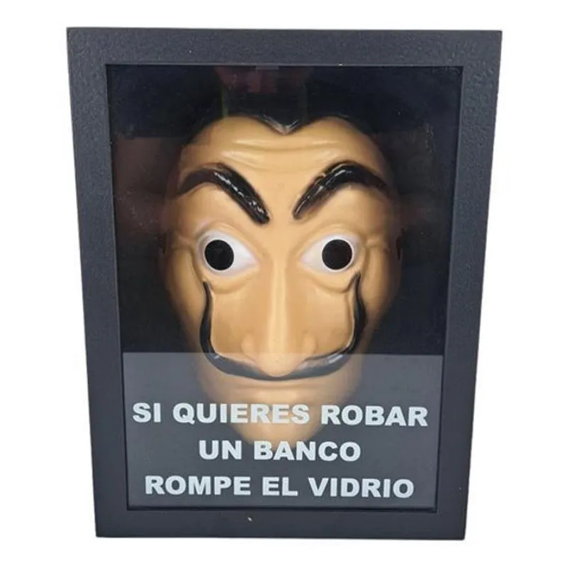 Quadro Geek Decorativo Parede Seriado Netflix Casa De Papel
