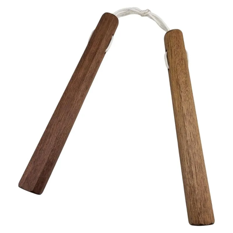 Nunchaku De Madeira 30cm Para Treino Artes Marciais Kung Fu