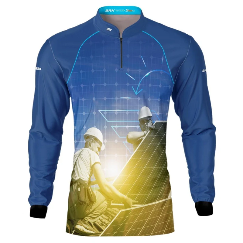 Camisa Agro Brk Profissionais da Energia Solar UV50+ P