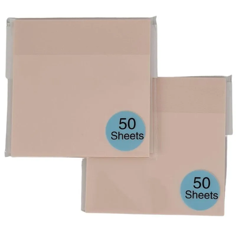Kit 2 Post It Transparente Adesivo À Prova D'água - Rosa