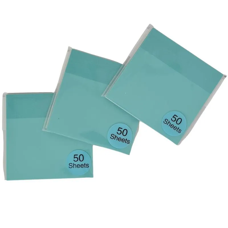 Kit 3 Post It Transparente Adesivo À Prova D'água - Verde