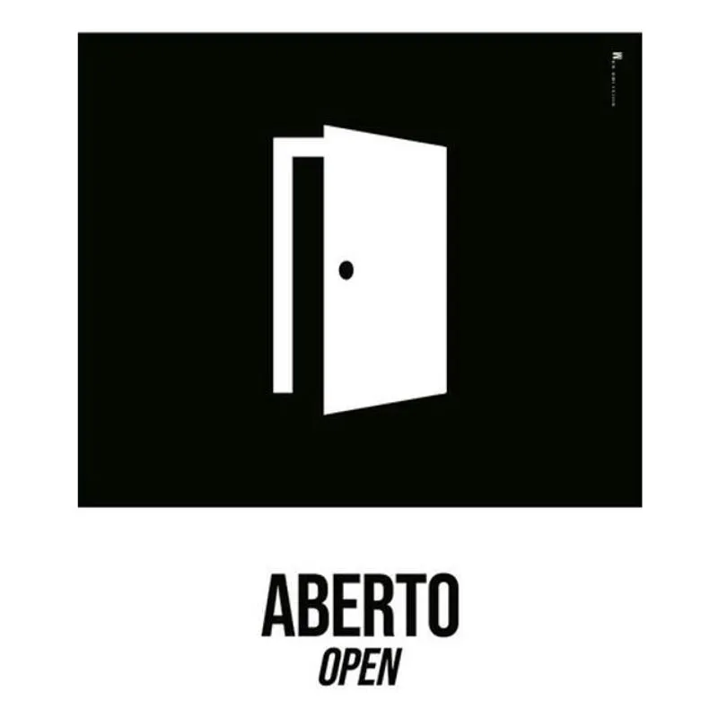 Kit 3 Placas Desenho - Aberto Open