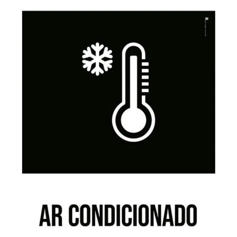 Kit 3 Placas Desenho - Ar Condicionado