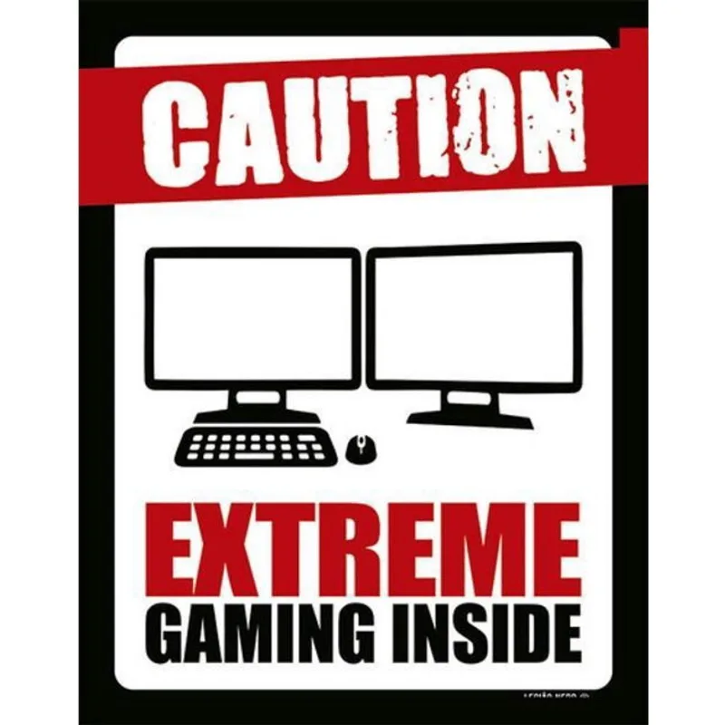 Kit 3 Placas Caution Extreme Gaming Inside Pc