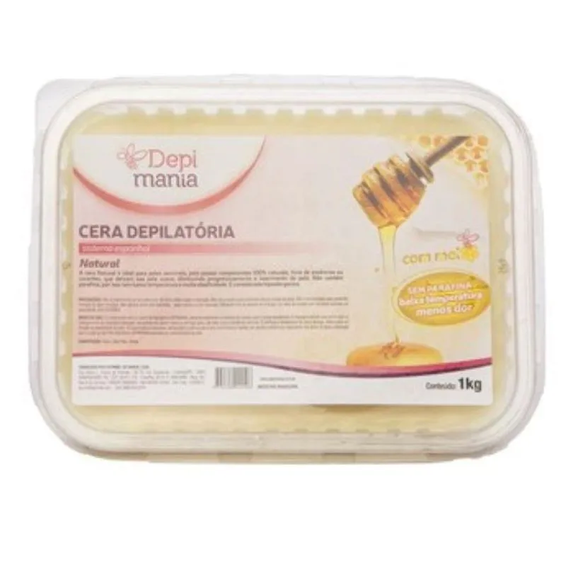 Cera Depilatória Depimania Natural 1kg