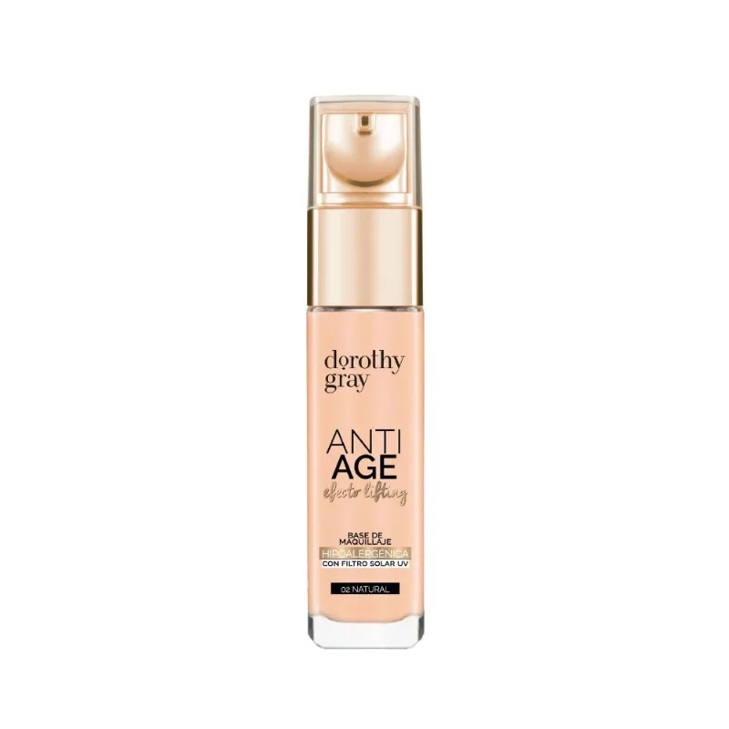 Base Anti Age Efecto Lifting Hipoalergénica 02 Natural