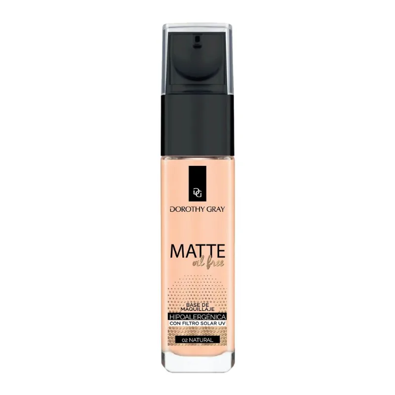 Base Matte Oíl Free Hipoalergénica Natural