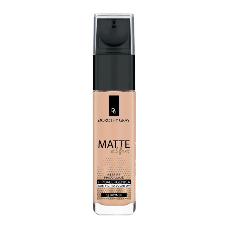 Base Matte Oíl Free Hipoalergénica Bronze