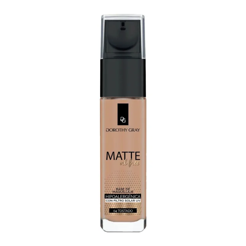 Base Matte Oíl Free Hipoalergénica Tostado