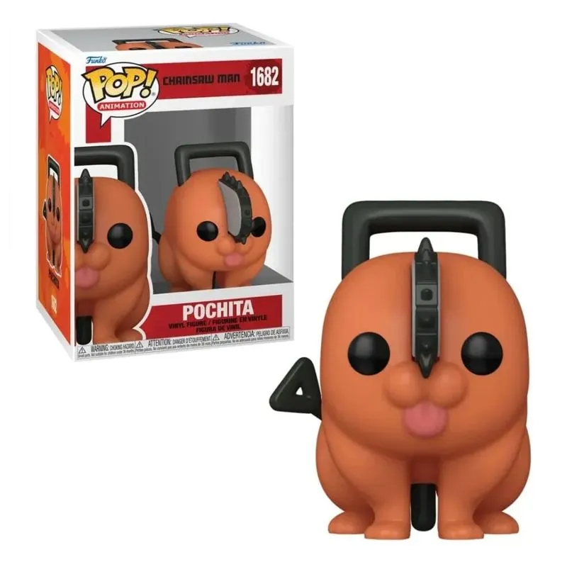 Boneco Colecionável Funko Pop Pochita #1682 Chainsaw Man