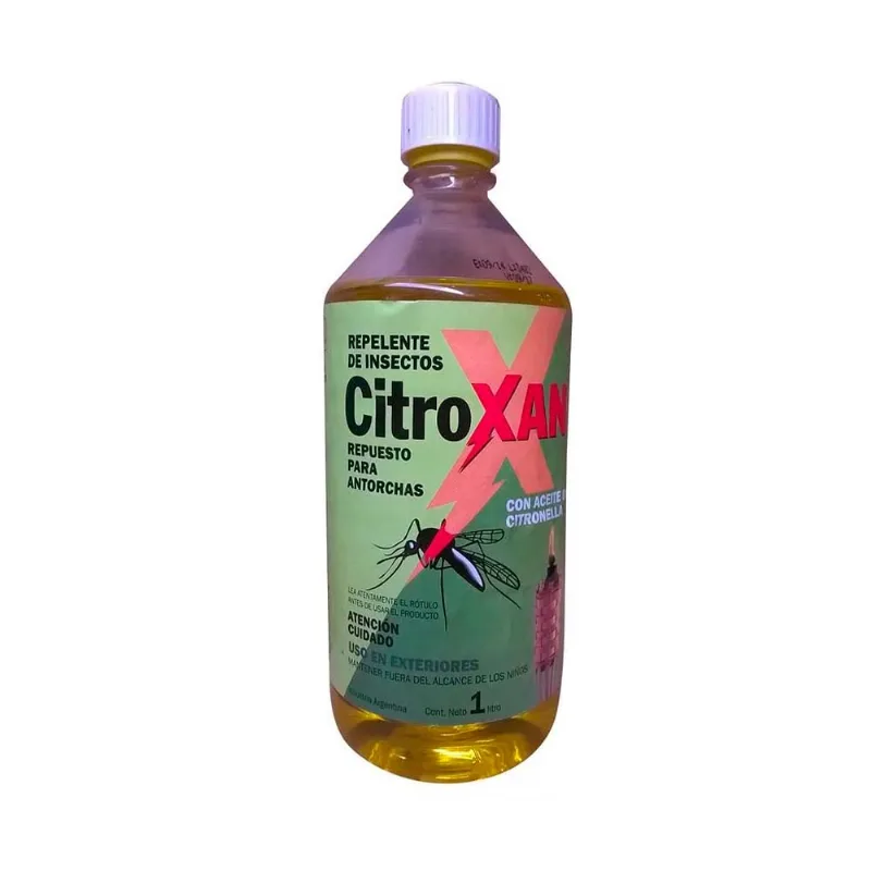 Repelente de Insectos Citronella 1000 Cc para Exteriores Citroxan