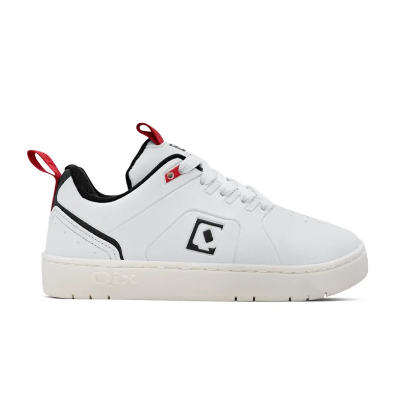 Tênis Qix Infantil Sintético Smash Branco Vermelho