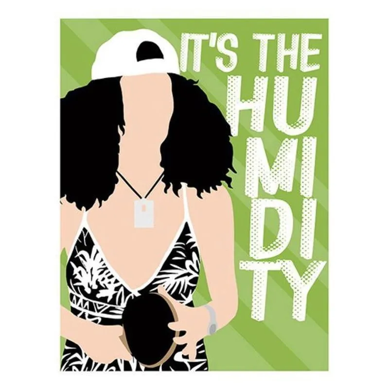 Kit 5 Placas It'S The Humidity 36X46