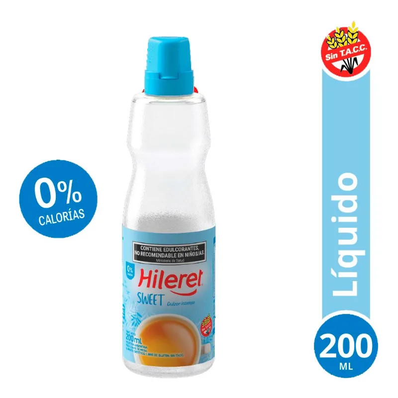 Edulcorante Sweet 200 Ml Hileret Endulzante Sweet Hileret 200 Ml