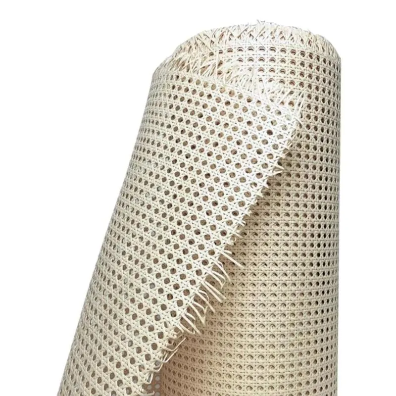 Palha Indiana Tipo Rattan Sextavada Tela Natural 6m X 50cm