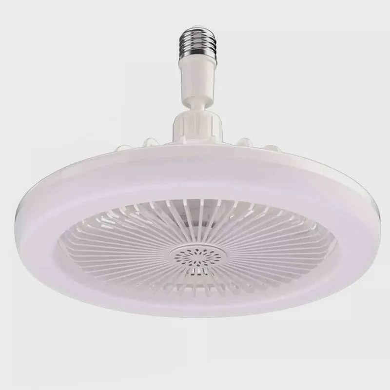 Ventilador Lâmpada de Teto Aromaterapia Led Ajustável Controle 3 em 1 Quarto Casa Apartamento Sala de Estar Branco Frio Quente
