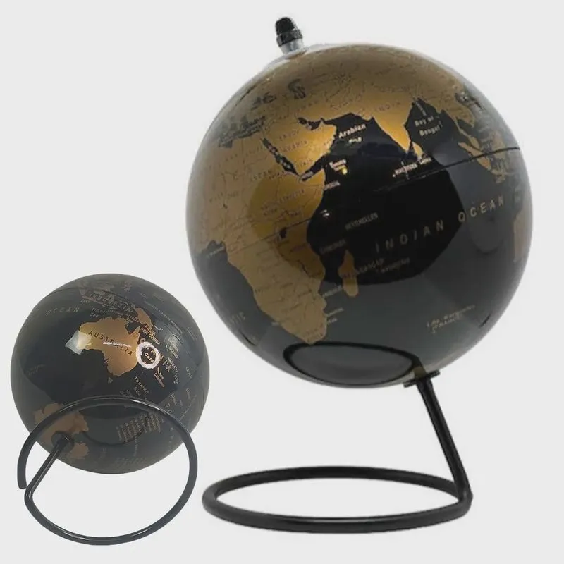 Globo Terrestre Giratorio Interativo Mapa Mundi Decoraçao Esfera Mundo Sala de Aula Estudo Geografia Mesa Quarto Sala Enfeite Trabalho Viagem