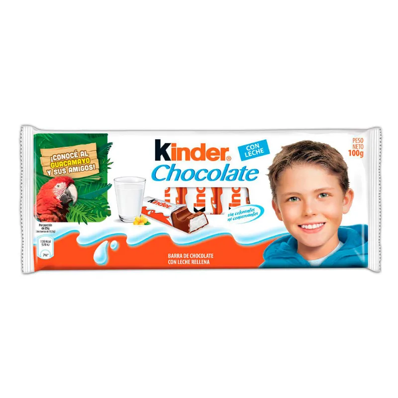 Chocolate Kinder Relleno 100 Gr