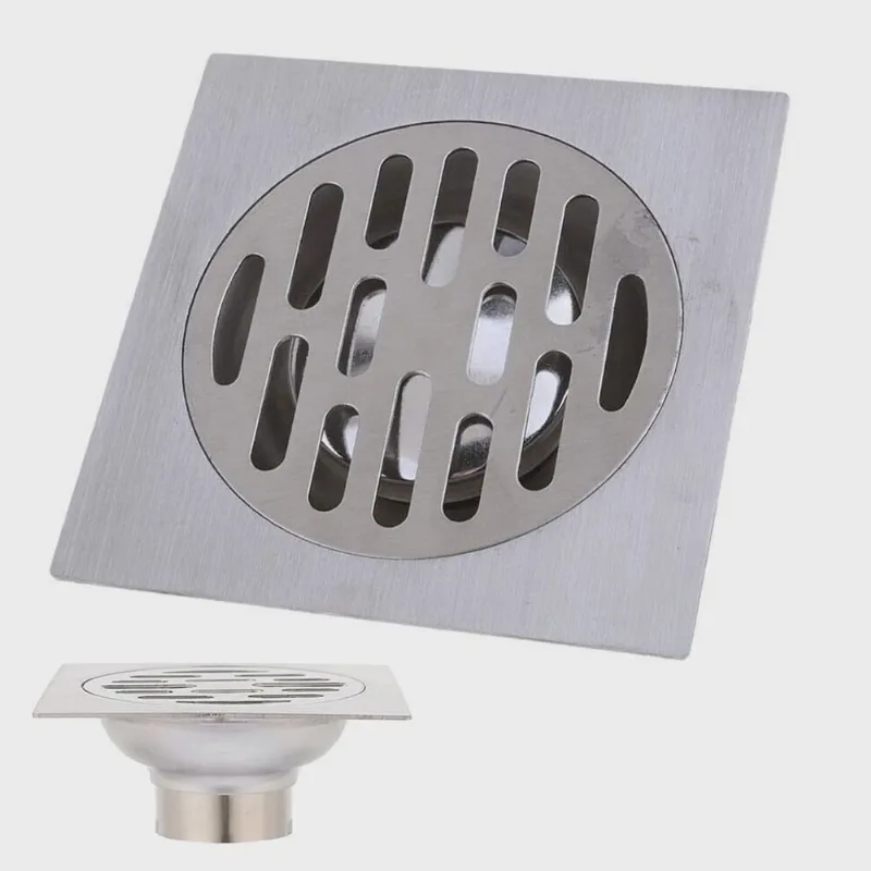 Ralo 10x10 Aço Inox Banheiro Lavabo Varanda Resistente Seguro Higienico Anti Corrosao