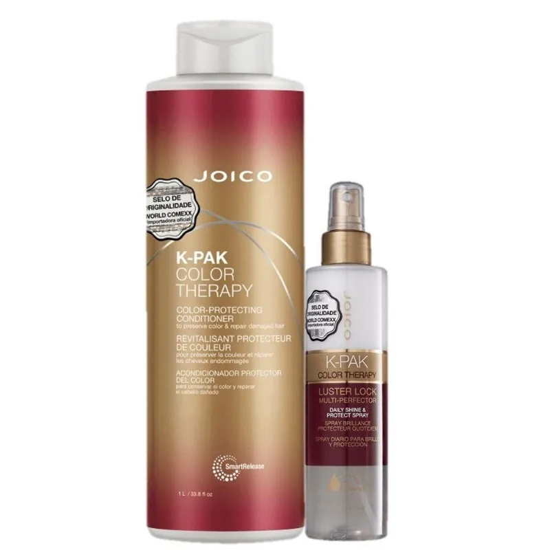 Kit De Tratamento Capilar K-pak Color Therapy Cabelos Brilhosos Reparação Máxima Multicolorido Joico
