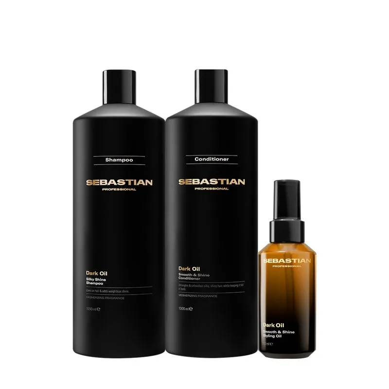 Kit Sebastian Professional Dark Oil Salon Óleo (3 produtos)