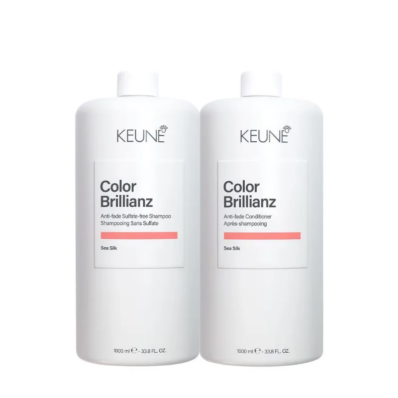 Kit De Cuidados Para Cabelos Coloridos Keune Color Brillianz Com Shampoo E Condicionador