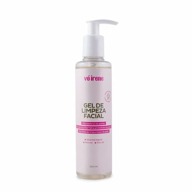Gel de Limpeza Facial Vó Irene 200ml
