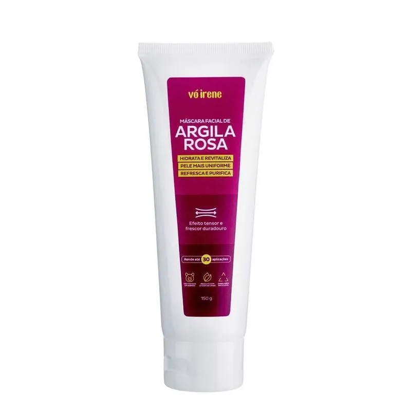 Máscara de Argila Rosa Vó Irene 150g