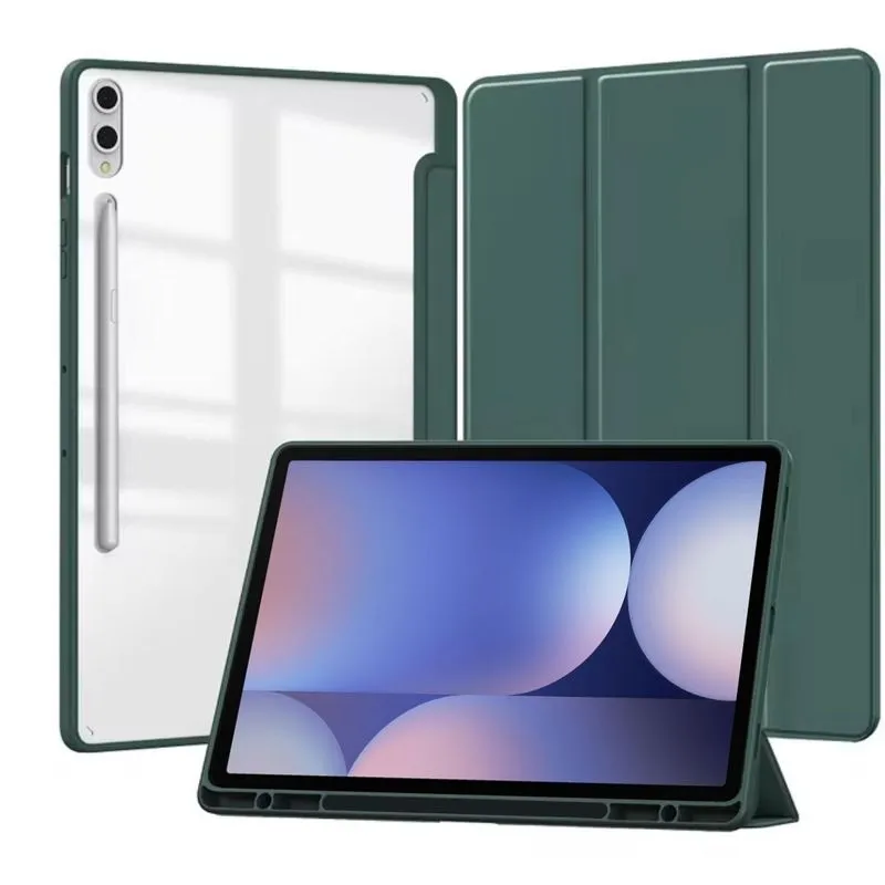 Capa Acrílico Slot P Caneta Para Samsung S10+ 12.4 X820 X825
