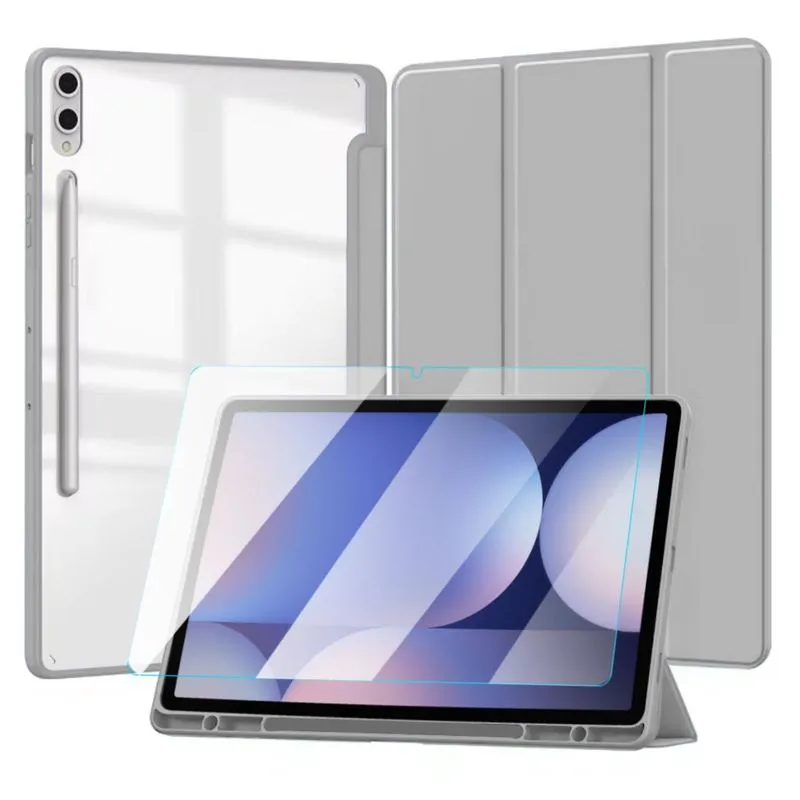 Capa Acrílico Slot Caneta Para Galaxy S10 Ultra X920 + Vidro