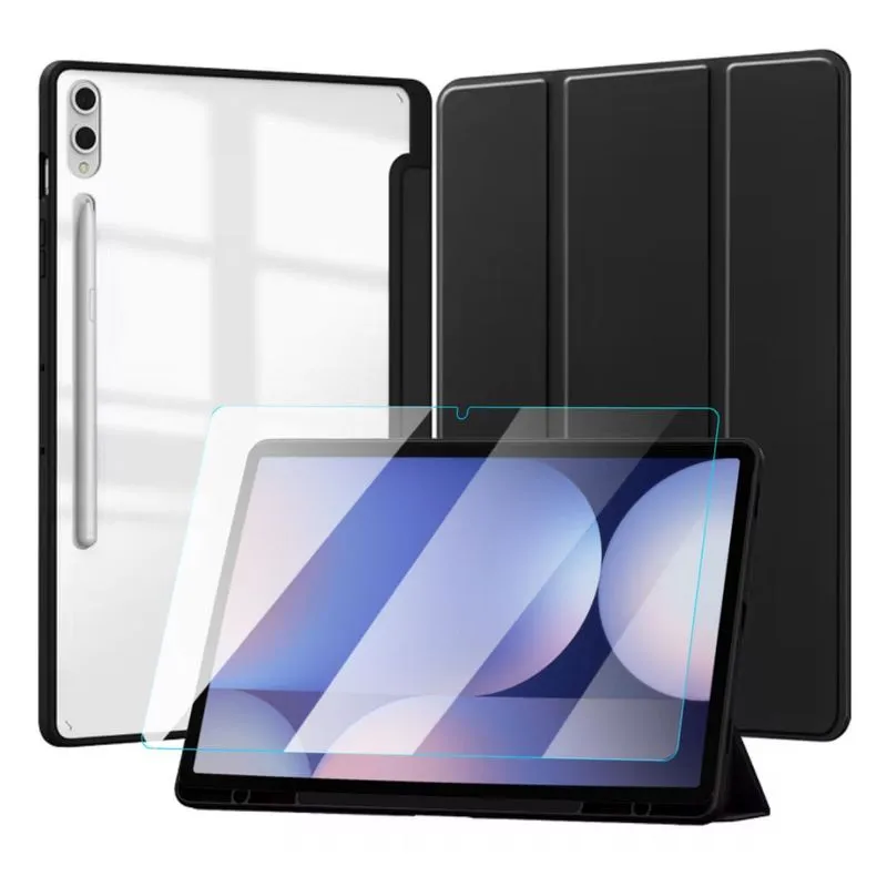 Capa Acrílico Slot Caneta Para Galaxy S10 Ultra X920 + Vidro