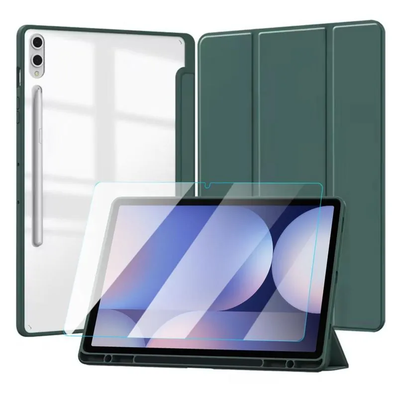 Capa Acrílico Slot Caneta Para Galaxy S10 Ultra X920 + Vidro