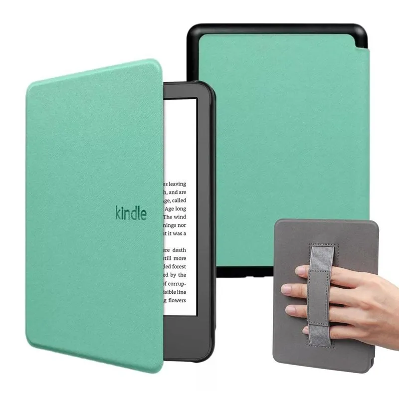 Capinha Couro Com Alça Para Kindle 12 Rs23cv 6.0 Polegadas