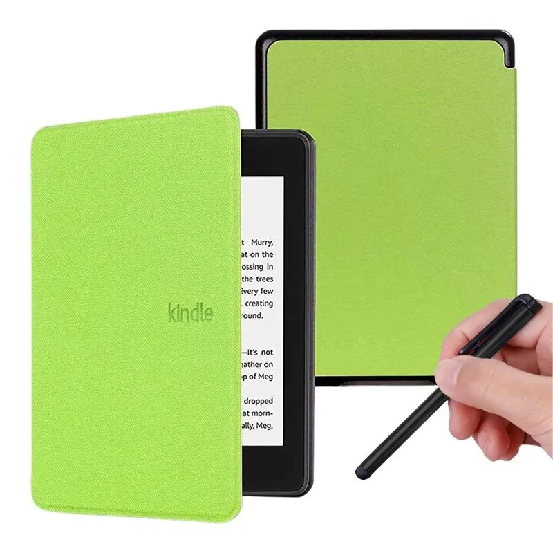 Case Couro Premium Para Kindle 12 Básico 6.0 + Caneta Touch