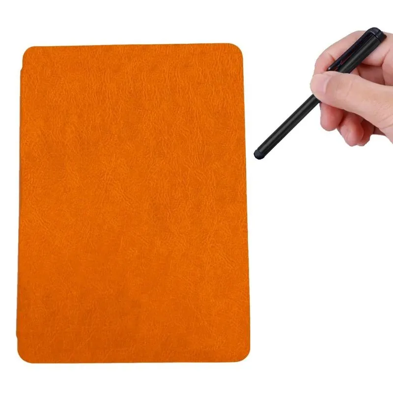 Capinha Auto Sleep Couro Para Kindle 12 6.0 Rs23cv + Caneta