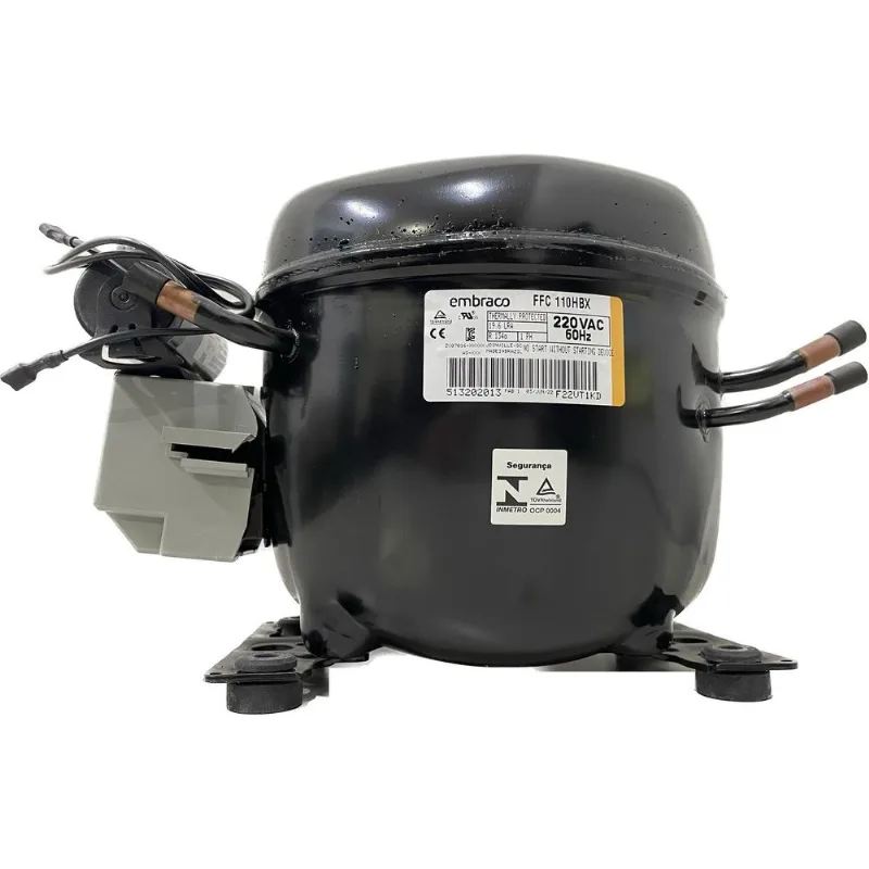 Motor Compressor 1/3+ Ffc110hbx R134 Embraco 220vac 60hz