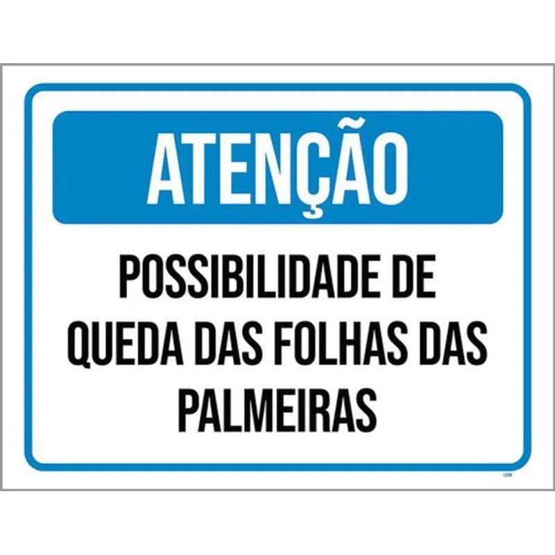 Kit 3 Placa Possibilidaqueda Folhas Palmeiras 36x46