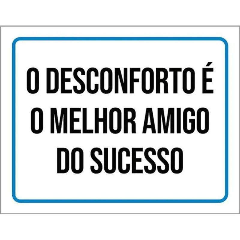 Kit 3 Placas Desconforto Melhor Amigo Sucesso 36x46