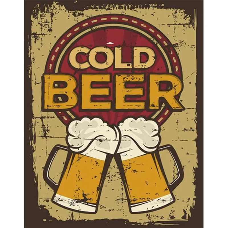 Kit 3 Placas Cold Beer Imagem 36x46